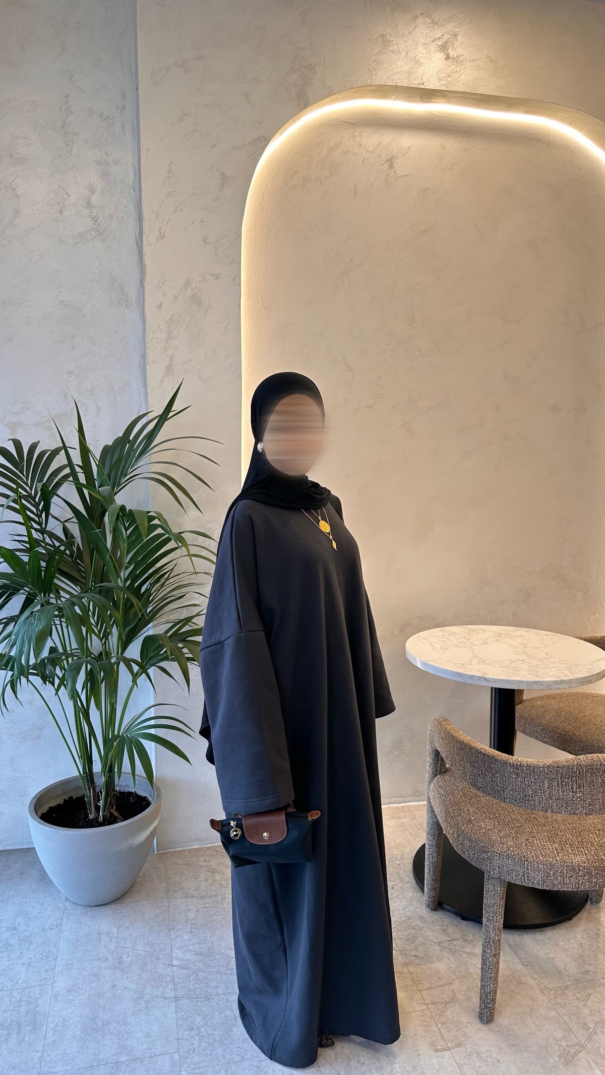 Layla Black Premium Winter Abaya – Winter Edition