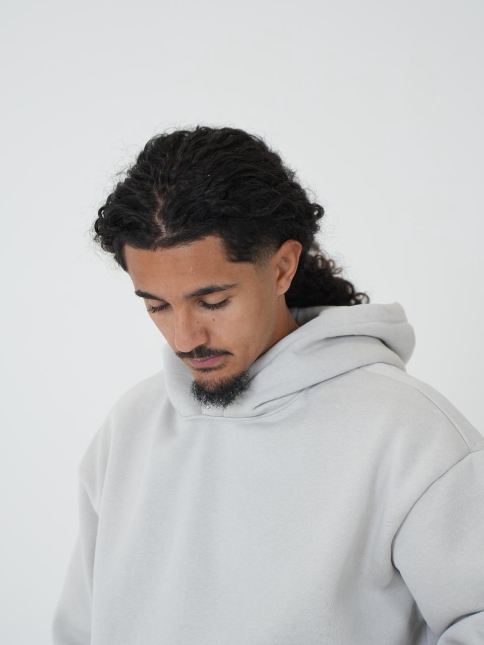 The Blank Light Grey Hoodie