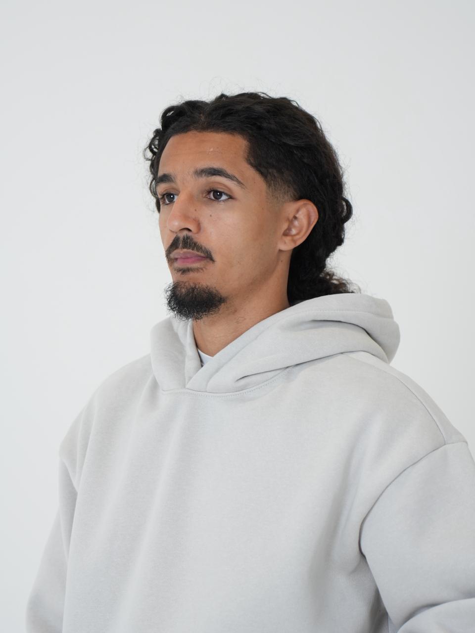 The Blank Light Grey Hoodie