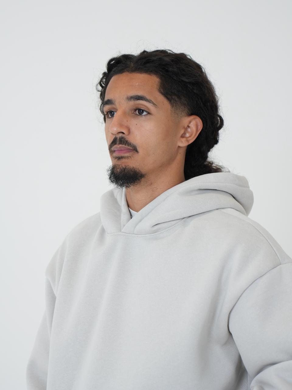 The Blank Light Grey Hoodie