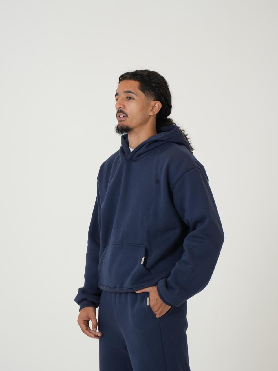 The Blank Navy Hoodie