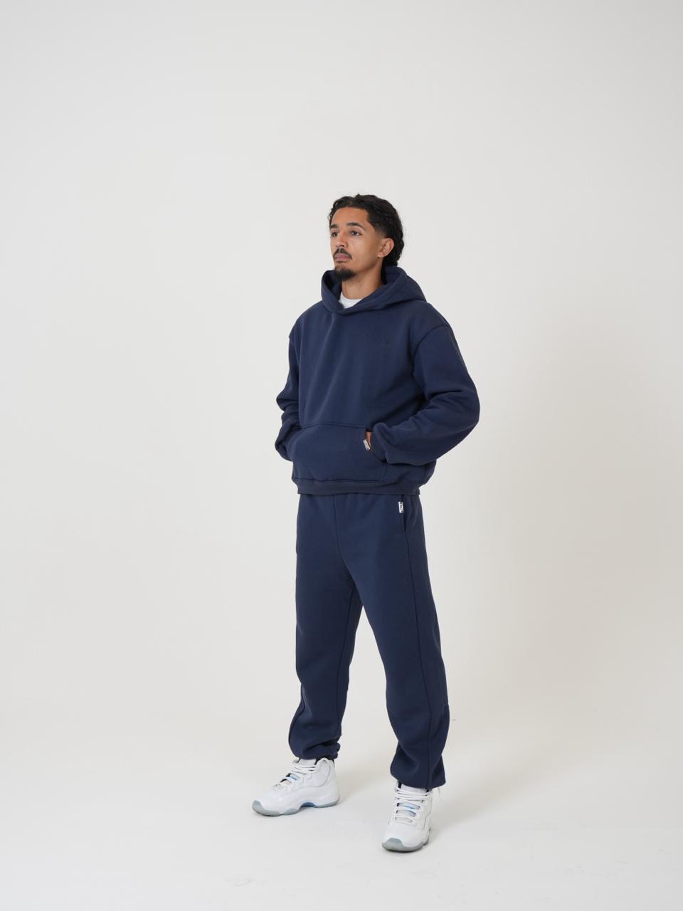 The Blank Navy Hoodie