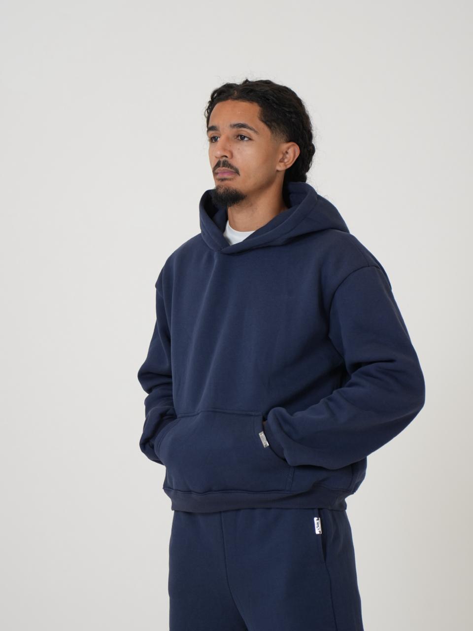 The Blank Navy Hoodie