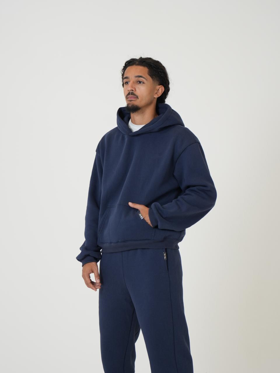 The Blank Navy Hoodie