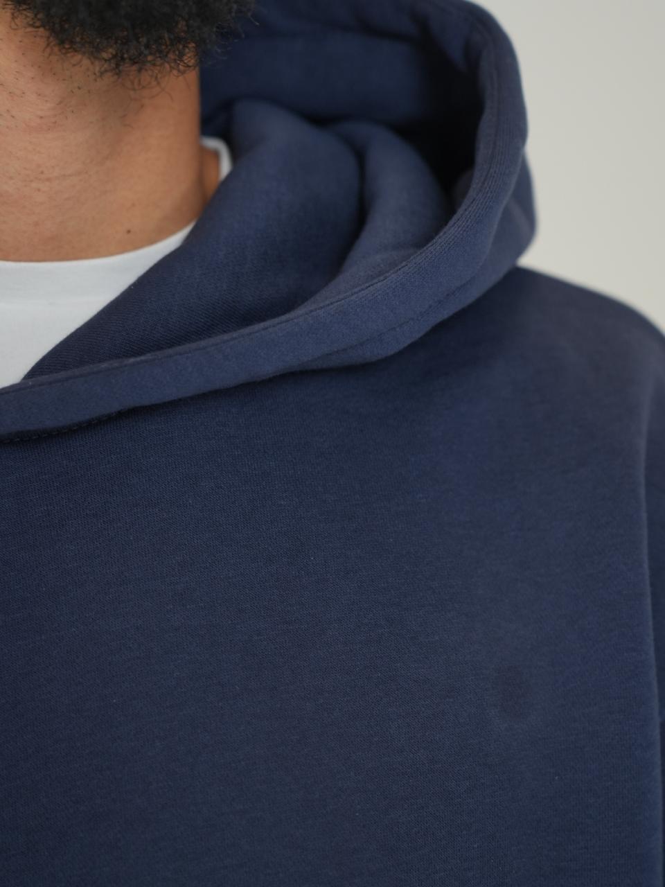 The Blank Navy Hoodie