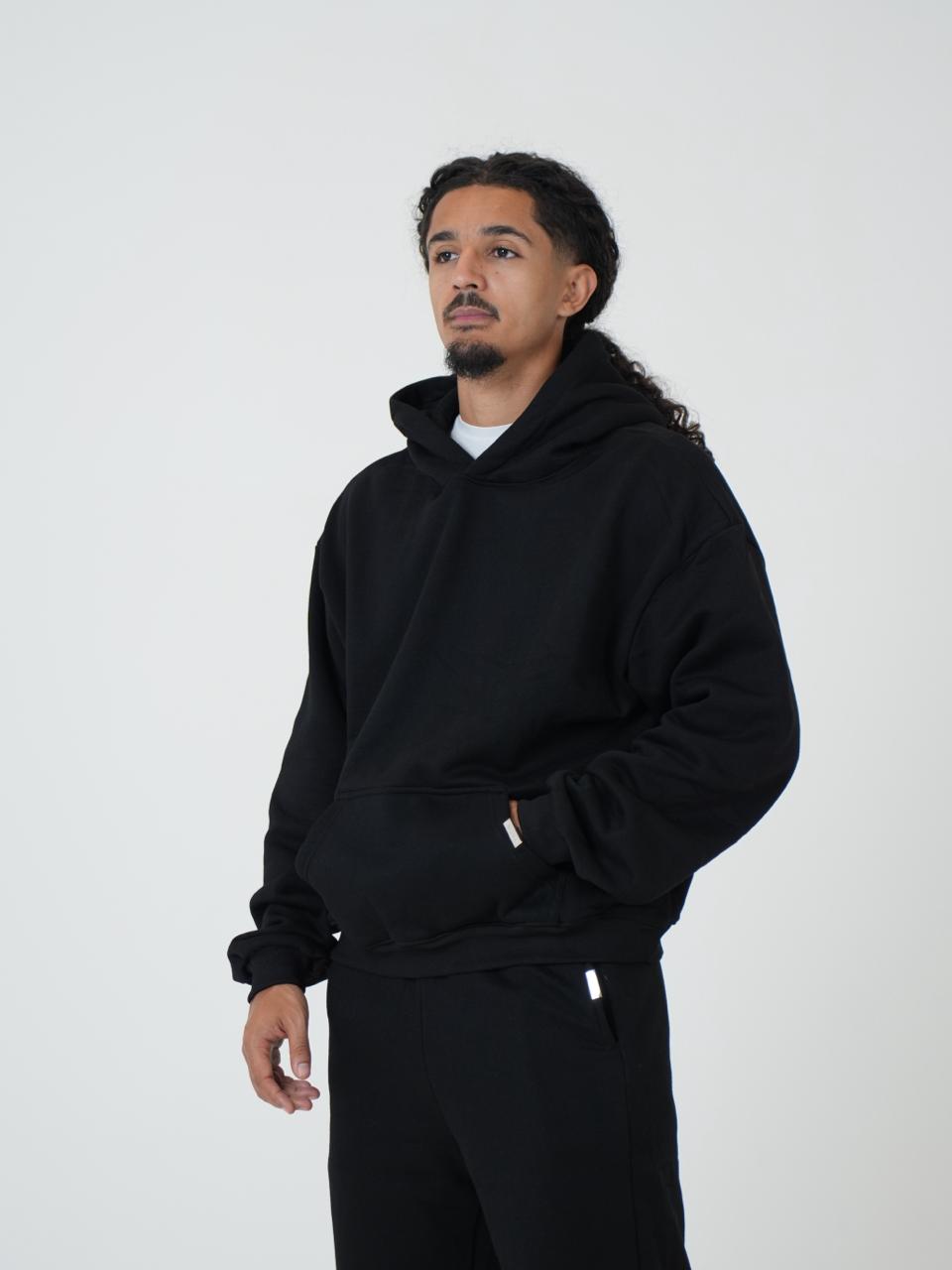 The Blank Black Hoodie