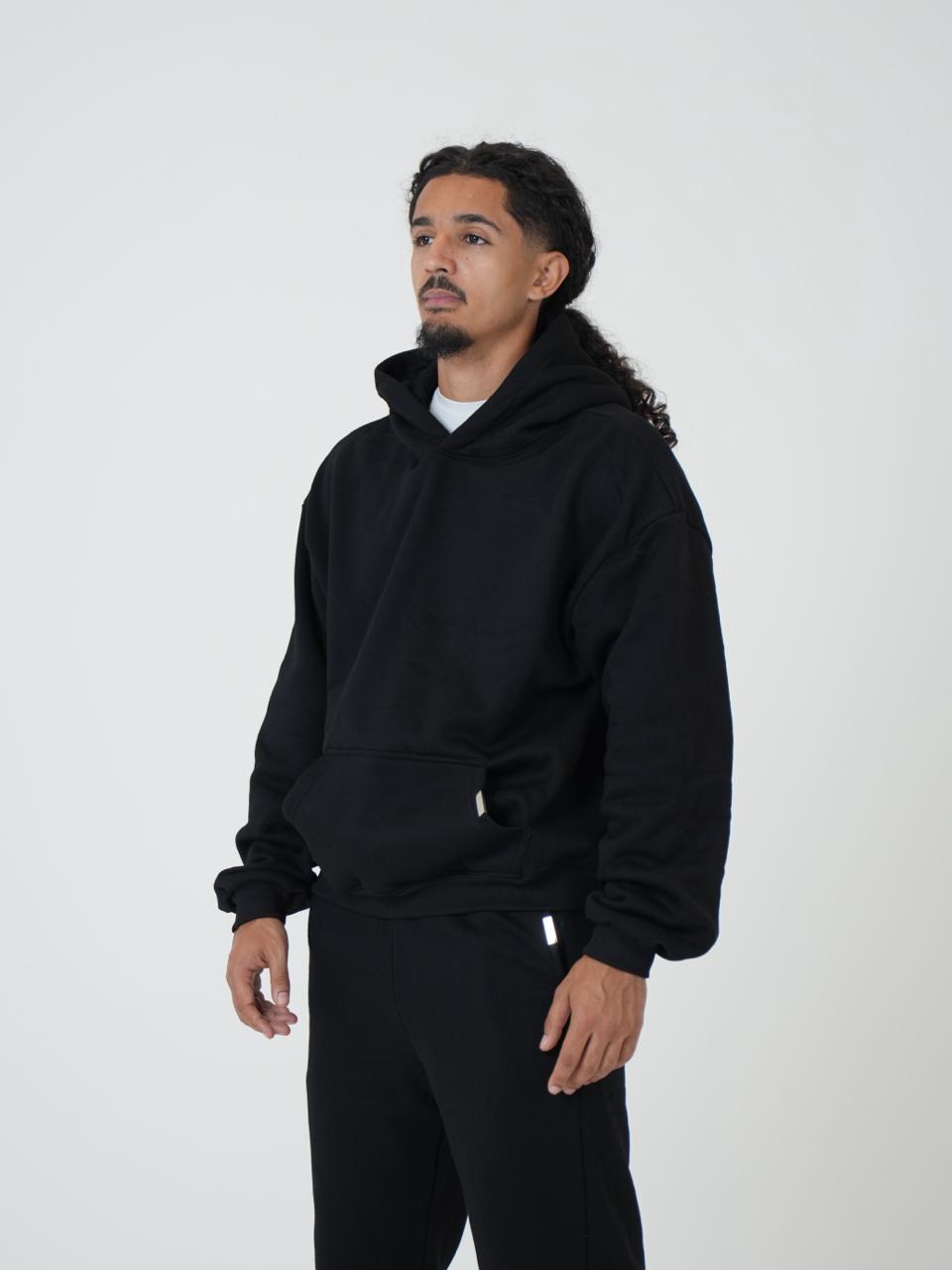 The Blank Black Hoodie