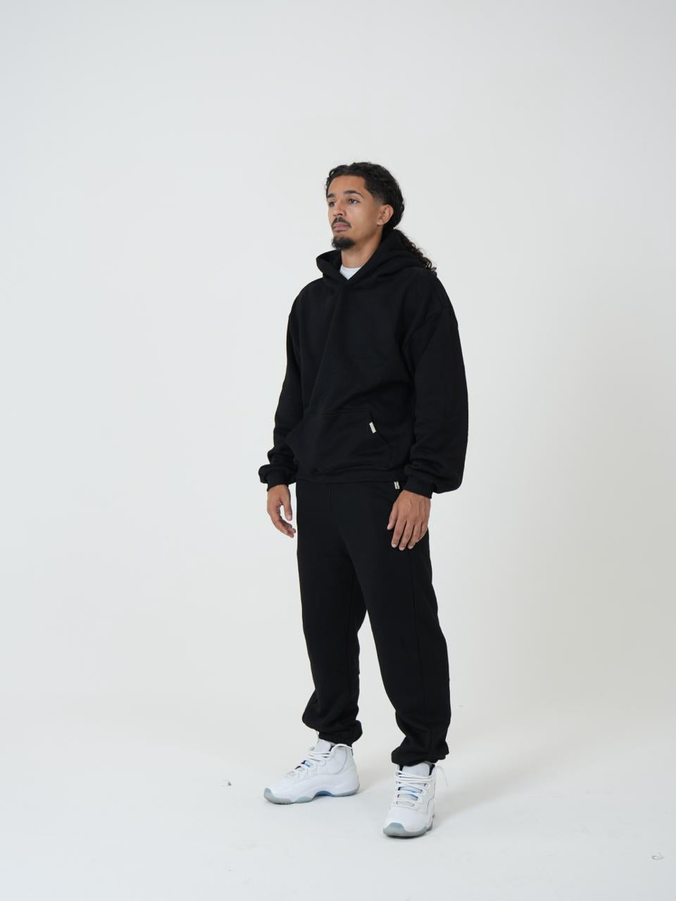The Blank Black Hoodie