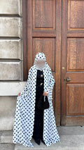 Mina Dot Abaya front view – From #1 Shop YAZIR – YAZIRCO