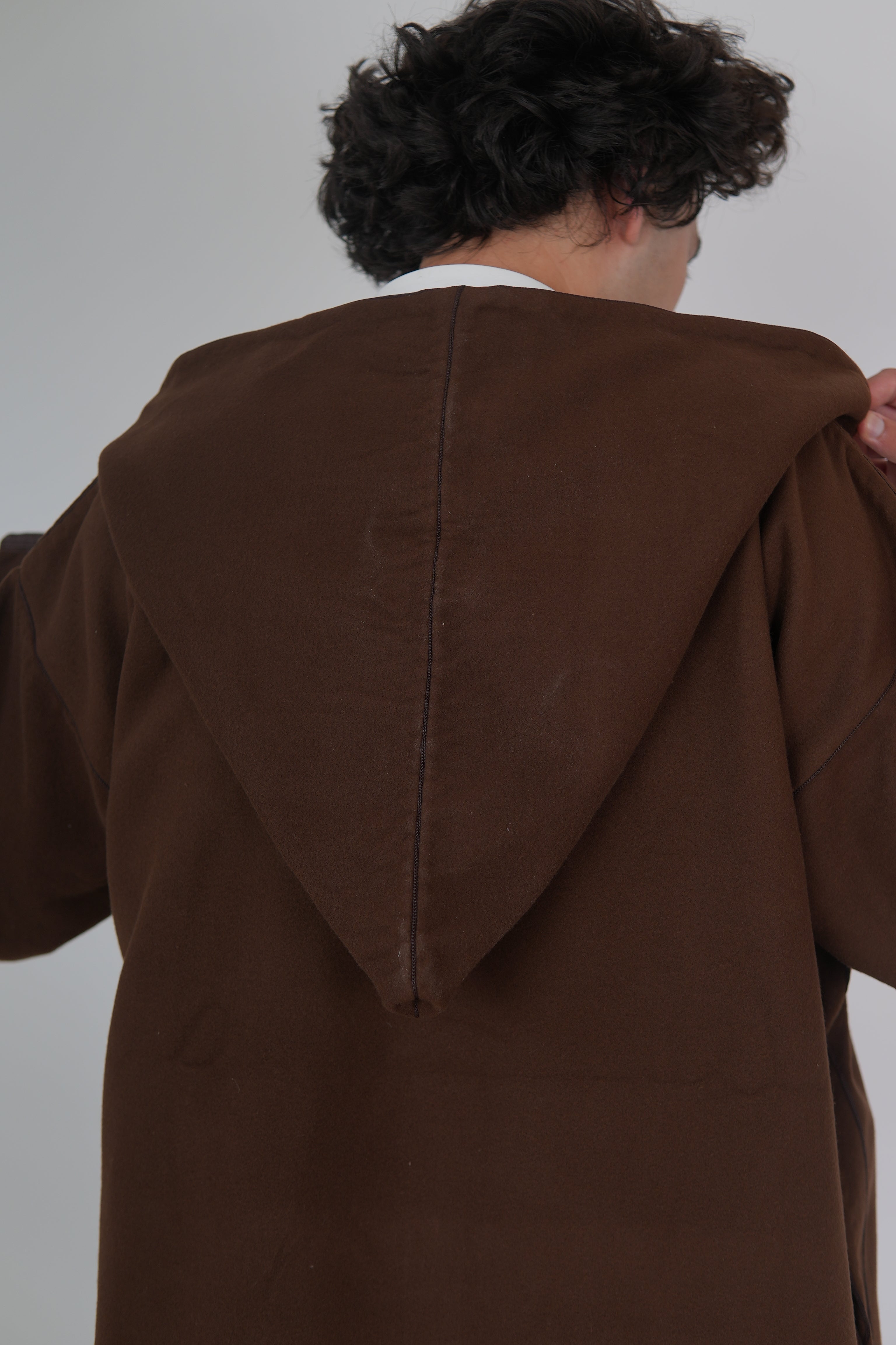 Moroccan Jellaba robe with hood